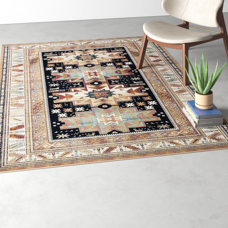 AllModern Ovid Viscose Rust Rug & Reviews Wayfair